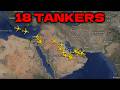 18 US Tankers in the Middle East