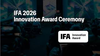 IFA Innovation Awards 2026: Best of IFA Ceremony | LIVE