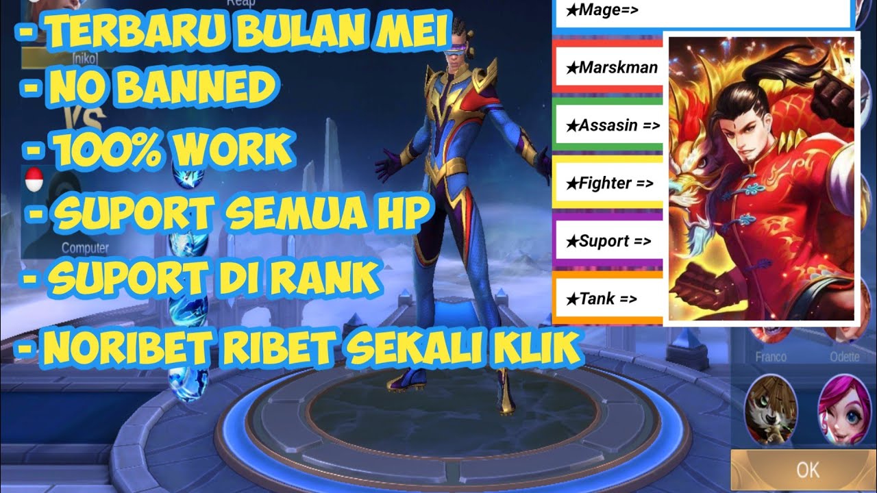UPDATE APK UNLOCK ALL SKIN MOBILE LEGENDS TERBARU NO BAN 100% WORK
