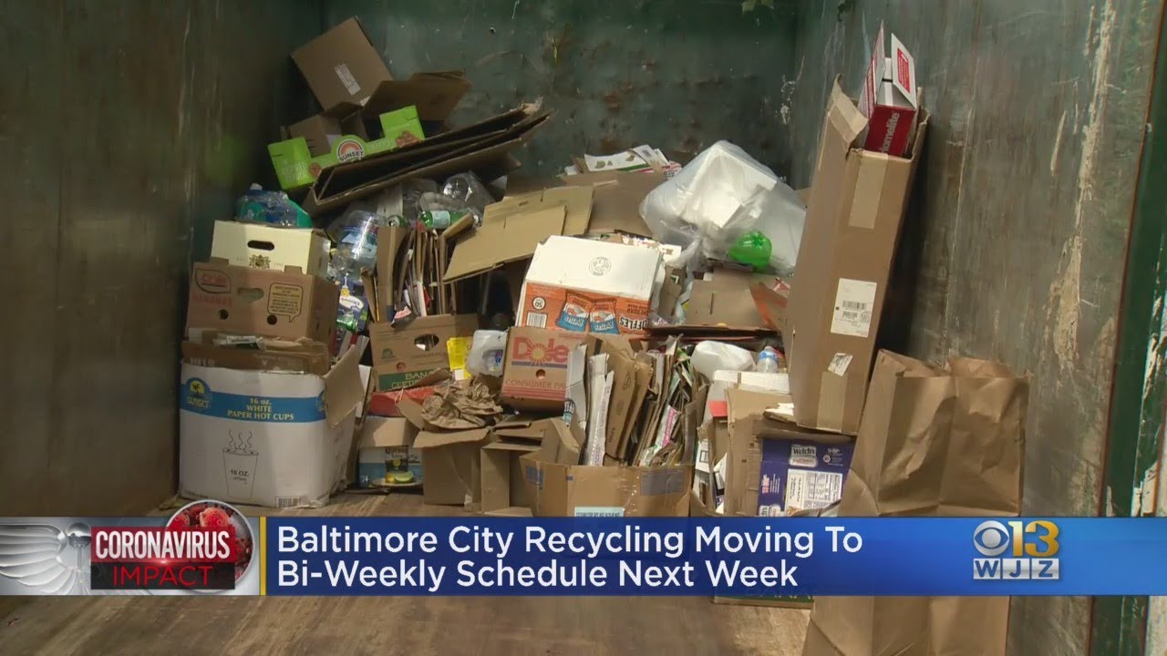 Baltimore County Recycling Schedule 2022 Dpw Will Shift To Bi-Weekly Recycling Collection Starting Jan. 18 - Youtube