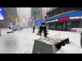 LIVE SNOW WALK New York City February 1, 2021 Part 2