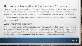 Full Fixing Signal Handling with kill in C on Arch Linux: Why Your Child Process Isn't Responding Guide