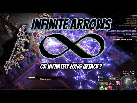 Infinite arrows setup (not very practical?) - Path of Exile (3.23 Affliction)