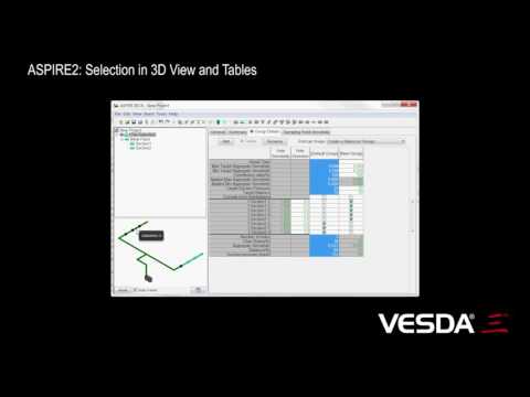 ASPIRE2: Selection in 3D View and Tables