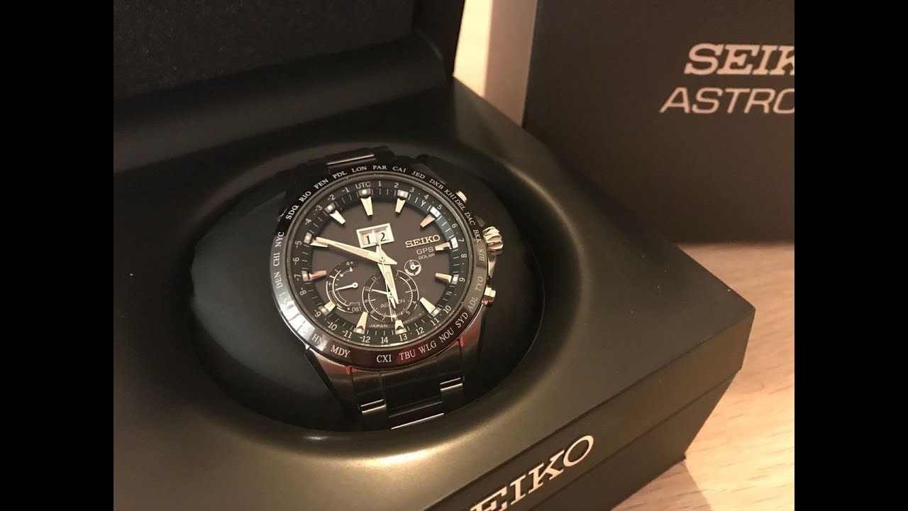 Seiko Astron 8X Big-Date Unboxing SSE149J1 - YouTube