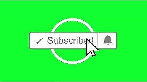 Top 6 II Green Screen Animated Subscribe Button II
