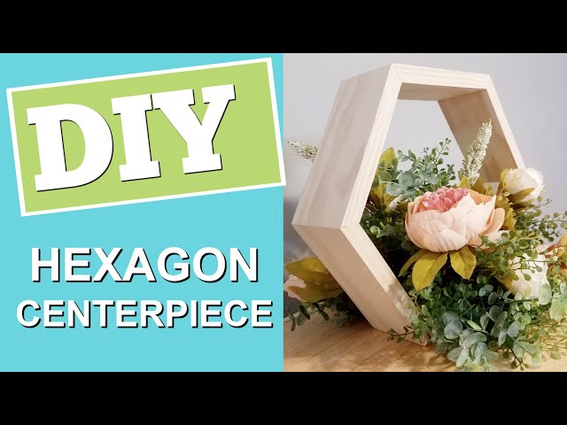 Hexagon Floral Wedding Centerpiece