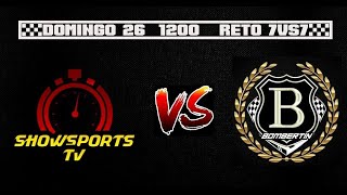 GRAN TURISMO SPORT PS4 GAMEPLAY 2020-RETO 7 Vs 7- SHOWSPORTS TV TEAM Vs BOMBER-TIM