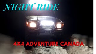 Land Rover winter off road night action! by 4x4 Adventure Canada 592 views 4 years ago 31 minutes