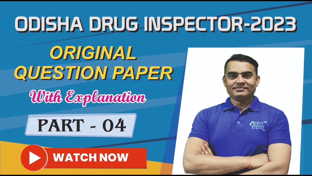ODISHA DI 2023 | ORIGINAL QUESTION PAPER| PART- 4 | DISSCUSSION WITH ...