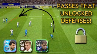 Passes That UNLOCKED Defenses! | eFootball 2023 Mobile