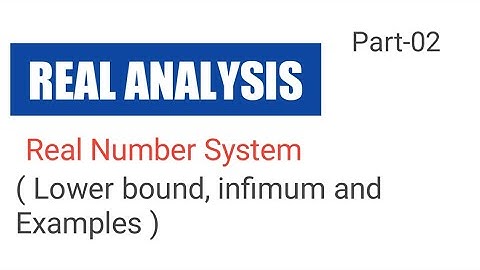 Part-2 Supremum And Infimum Examples | Real Analysis | Hindi