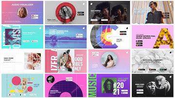 Podcast Audio Visualizer Template - After Effects Template