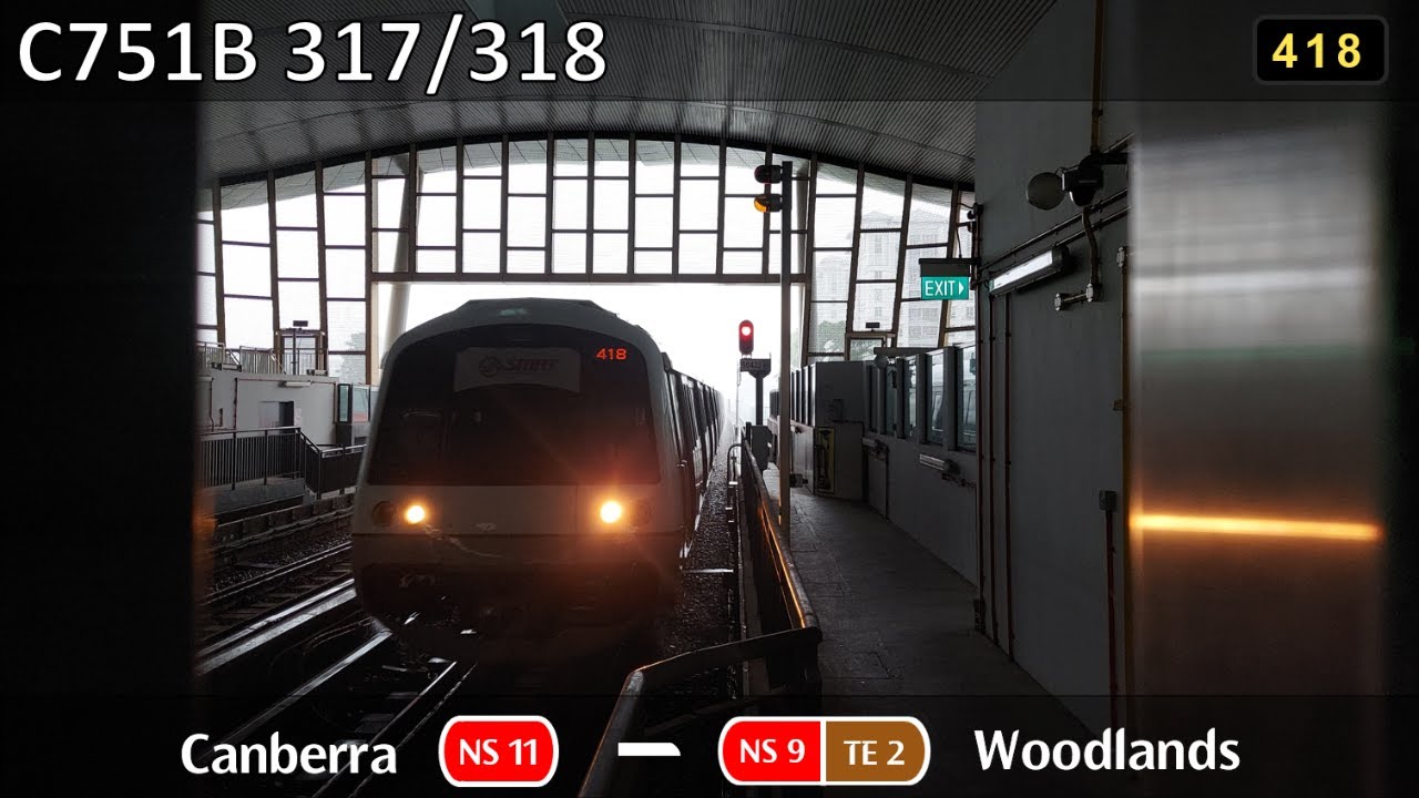 [SMRT] KNS C751B ~ 317/318 NS12 Canberra → NS9 Woodlands - YouTube