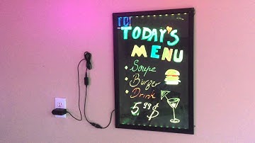 LED Writing Board - LED Sign Canada Quebec Montreal - Enseigne Lumineuse Mix 3
