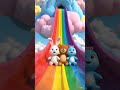 🌈 The GIANT Rainbow Slide! 🎉✨ | Magical Toddler Cartoon Adventure