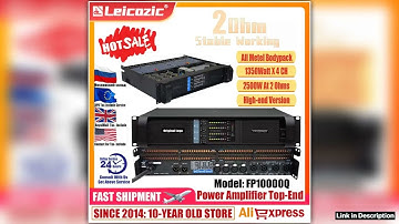 Leicozic 2500W 10000q 4 Channel Power Amplifier Class TD Line Array Amplificador Powerful Audio Pro