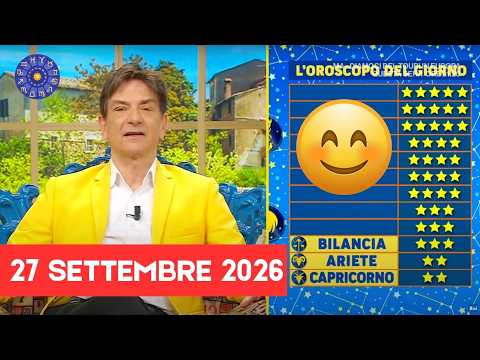 Video Oroscopo Paolo Fox Domenica 27 Settembre 2026: Classifica dei Segni e Preghiera di Serenità ?