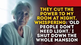 They Cut The Power To My Room At Night, Whispering Old People Dont Need Light. I Shut Down The