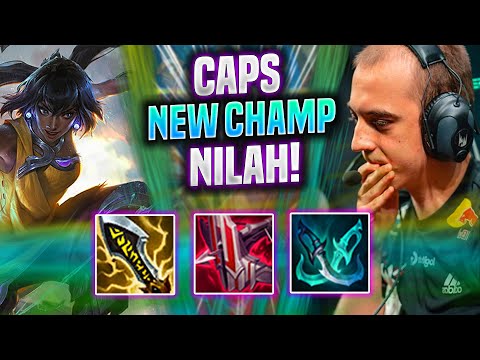 CAPS IS SO CLEAN WITH NEW CHAMP NILAH! - G2 Caps Plays Nilah ADC vs Kai'Sa! | Season 2022