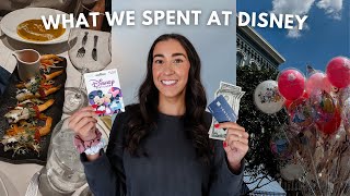 WHAT WE SPENT FOR A WEEK IN DISNEY WORLD 🏰 our total cost & budget tips & tricks (2 adults!)
