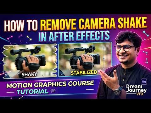 How to Remove Camera Shake in After effects | Full Free Course