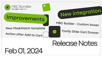 MBC Bundles - Release Notes: Feb 01, 2024
