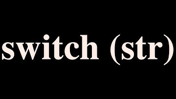 Use Strings in a Switch Case