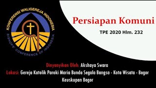 NYANYIAN AKLAMASI PERSIAPAN KOMUNI DARI TPE IMAM-Komisi Liturgi KWI