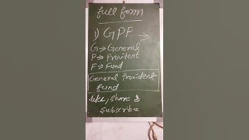 GPF FULL FORM