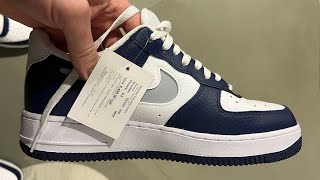 Распаковка оригинал Nike Air Force 1 (DV3501-400) Unboxing original. 4K.