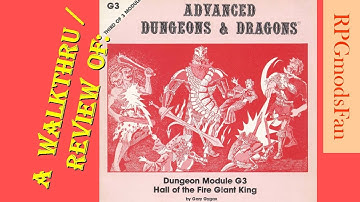 G3 Hall of the Fire Giant King (a D&D mod) [ RPGmodsFan ]