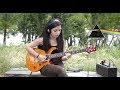 Comfortably Numb - Pink Floyd - Guitar Solo Cover - Federica Golisano 12 Years Old Girl
