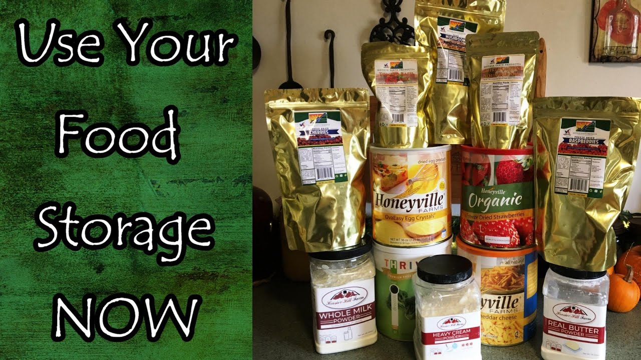 Use That Long Term Food Storage Now YouTube