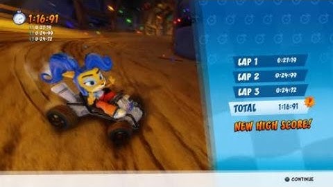 CTR NF Dragon Mines Drift Engine FWR 1:16:91