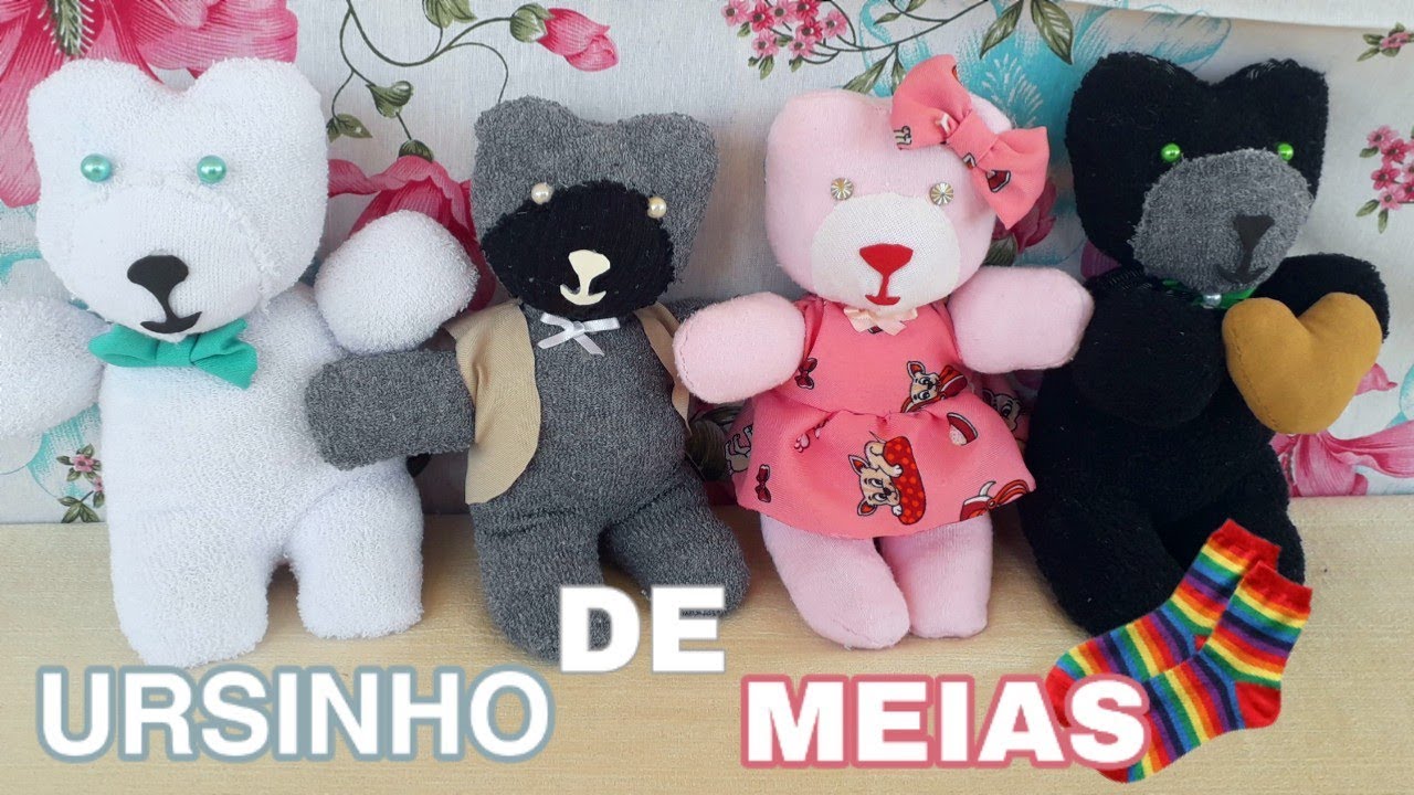 Fazendo Ursinho com Meia