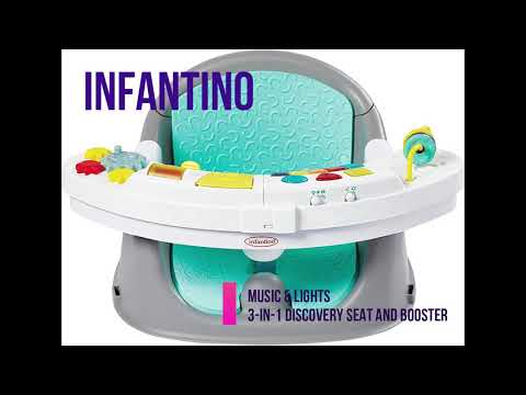 Infantino music & Lights 3 in 1 Discovery Seat and booster