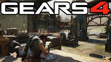 Gears of War 4 Multiplayer Gameplay - Dropshot Execution! (Xbox One Gears 4 Beta)