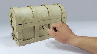 Hi Today I Show you How to make a treasure chest out of cardboard. So Guys please support to the channel ( H.M Products ) 