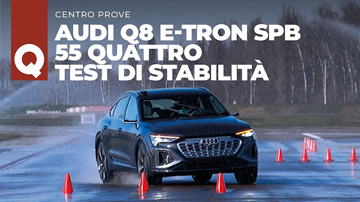 Audi Q8 e-tron (2023): la prova di stabilità