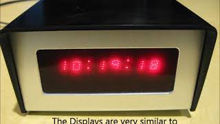 Vintage 1970's MITS DC-6 Clock Kit MM5313 MM5314 Dot Matrix LED