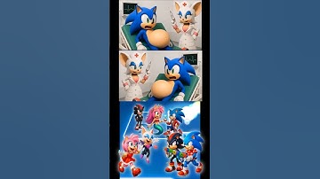 Scary Sonic Vs Scary Shadow Vs Scary Silver_Tiles Hop_shorts_coffindance