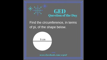 GED® QOD: Find Circumference When Given Diameter 2