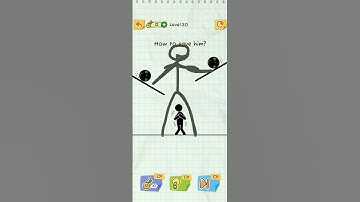 how to save him draw 2save level- 20 game #viarl #shortvideo #subscribe #gaming #funny game video😃😃🎮