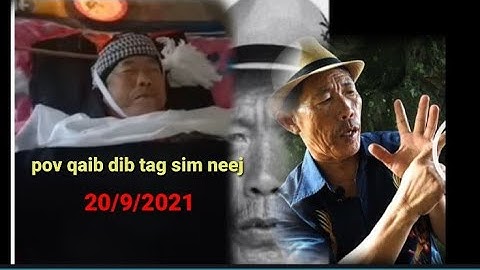 Xov xwm ceev Pov qaib dib tag sim neej lawm hnub 20/9/2021