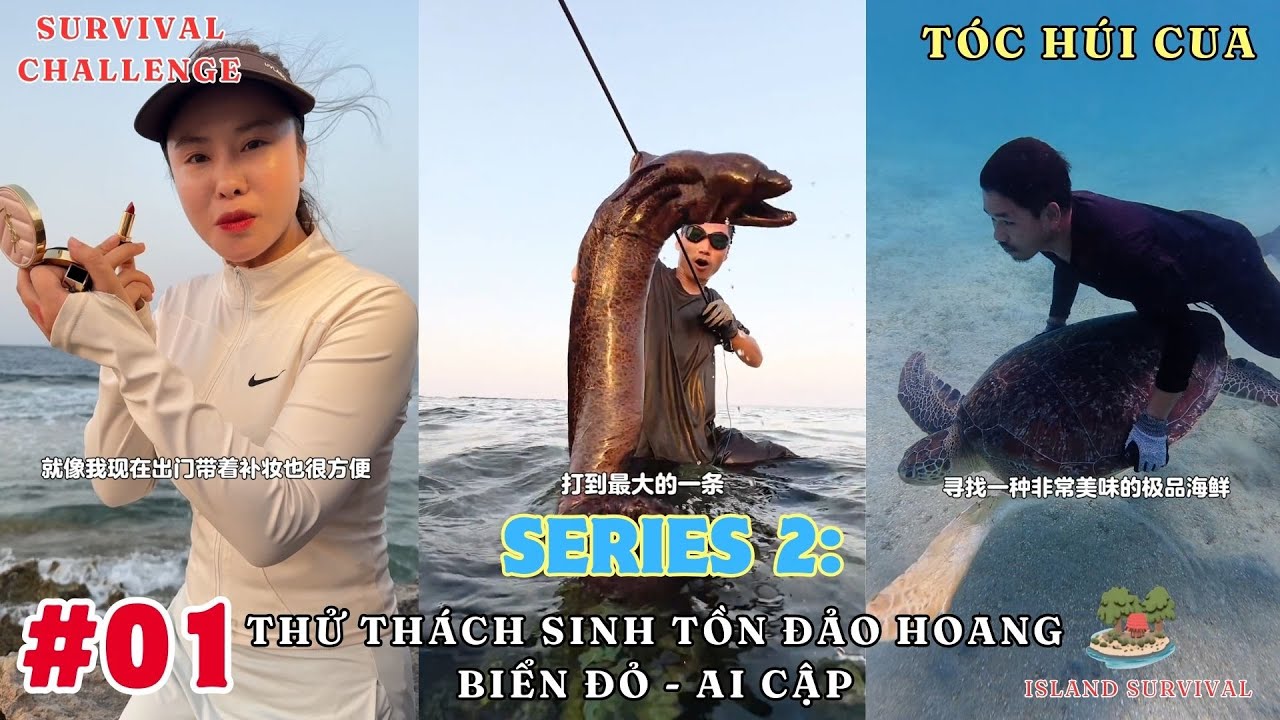 SERIES 2 - PHẦN 1: Tóc Húi Cua Sinh Tồn Trên Đảo Hoang Ở Biển Đỏ Ai Cập | Survival Challenge
