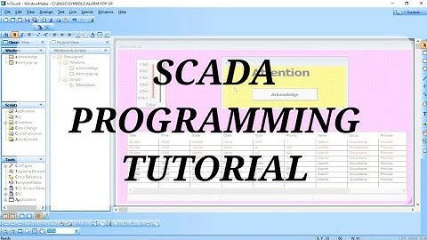 SCADA system Tutorial on Alarm system using Wonderware Intouch software #scada #automation