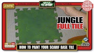 DIY HOW TO PAINT EVA TILE - FULL JUNGLE : STAR WARS CELEBRATION 2019 screenshot 1