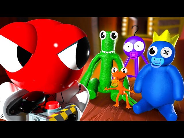 Rainbow Friends But RED has a BABY!? Roblox Rainbow Friends Animation 