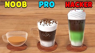 NOOB vs PRO vs HACKER - Perfect Coffee 3D
